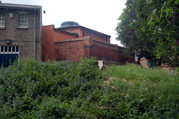 Remains of the militia depot May 2009